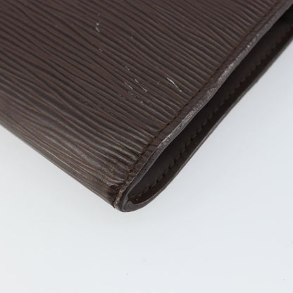 Louis Vuitton LOUIS VUITTON Epi Pochette Accessoires Pouch Mocha M5294D LV Authentic 143110A Bag