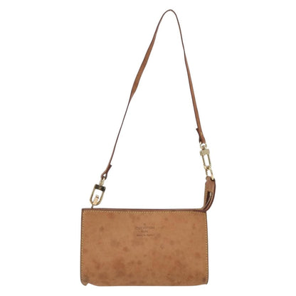 Louis Vuitton LOUIS VUITTON Nomad Cabas Amble PM Pouch Leather Beige M92502 LV Authentic 168227 Bag