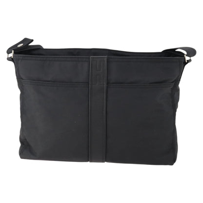 Hermès Hermès HERMES Acapulco Basas MM Shoulder Bag Nylon Black Authentic BAZ192