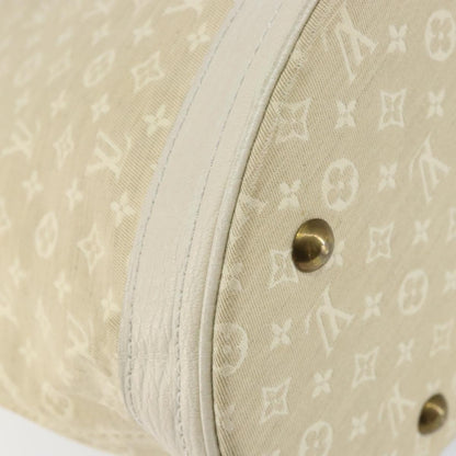 Louis Vuitton LOUIS VUITTON Monogram Mini Lin Bucket PM Shoulder Bag Dunne M95316 Authentic 153514