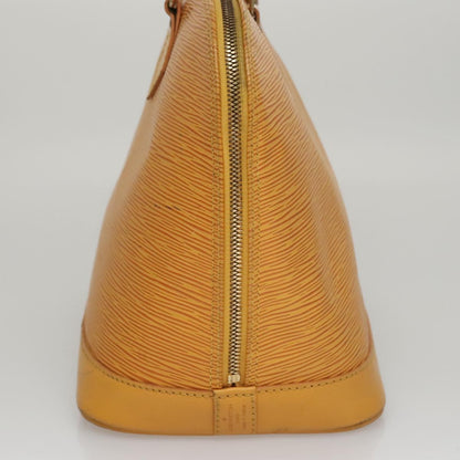 Louis Vuitton LOUIS VUITTON Epi Alma Hand Bag Yellow M52149 LV Authentic 107462