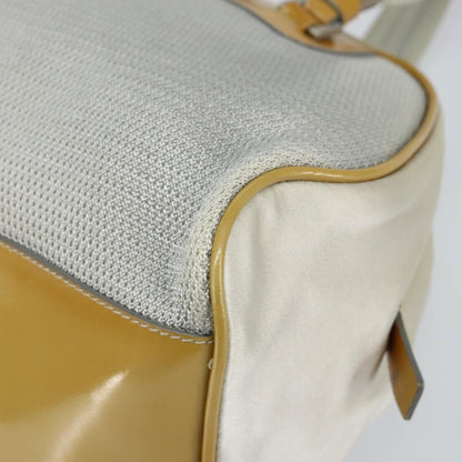 Prada PRADA Tote Bag Nylon Silver Authentic bs30636