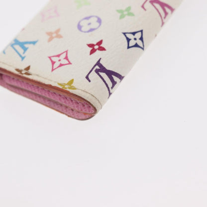 Louis Vuitton LOUIS VUITTON Monogram Multicolor Multicles 4 Key Case White M93731 Authentic 153417 Bag