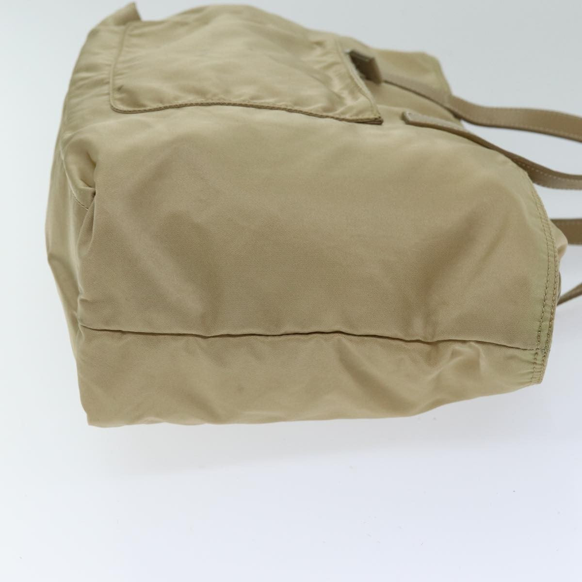 Prada PRADA Tote Bag Nylon Beige Authentic 75668