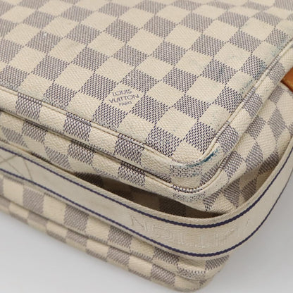 Louis Vuitton LOUIS VUITTON Damier Azur Naviglio Shoulder Bag N51189 LV Authentic 128957