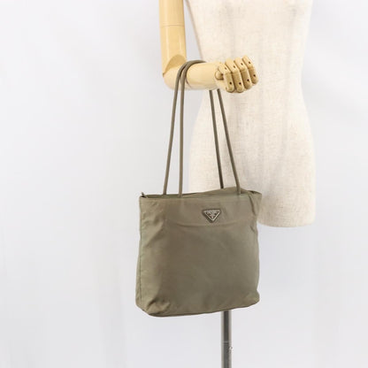 Prada PRADA Tote Bag Nylon Gray Authentic 148395