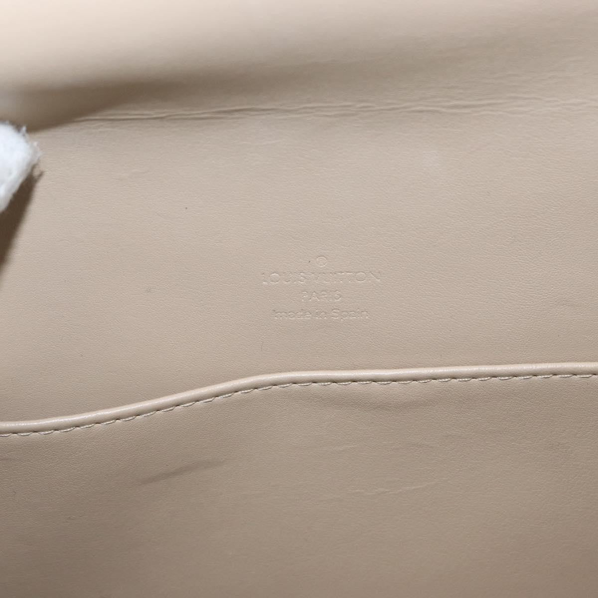 Louis Vuitton LOUIS VUITTON Monogram Vernis Thompson Street Bag Beige M91301 LV Authentic 156991
