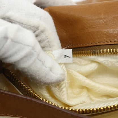 Prada PRADA Shoulder Bag Nylon Ivory Gold Authentic BA12301
