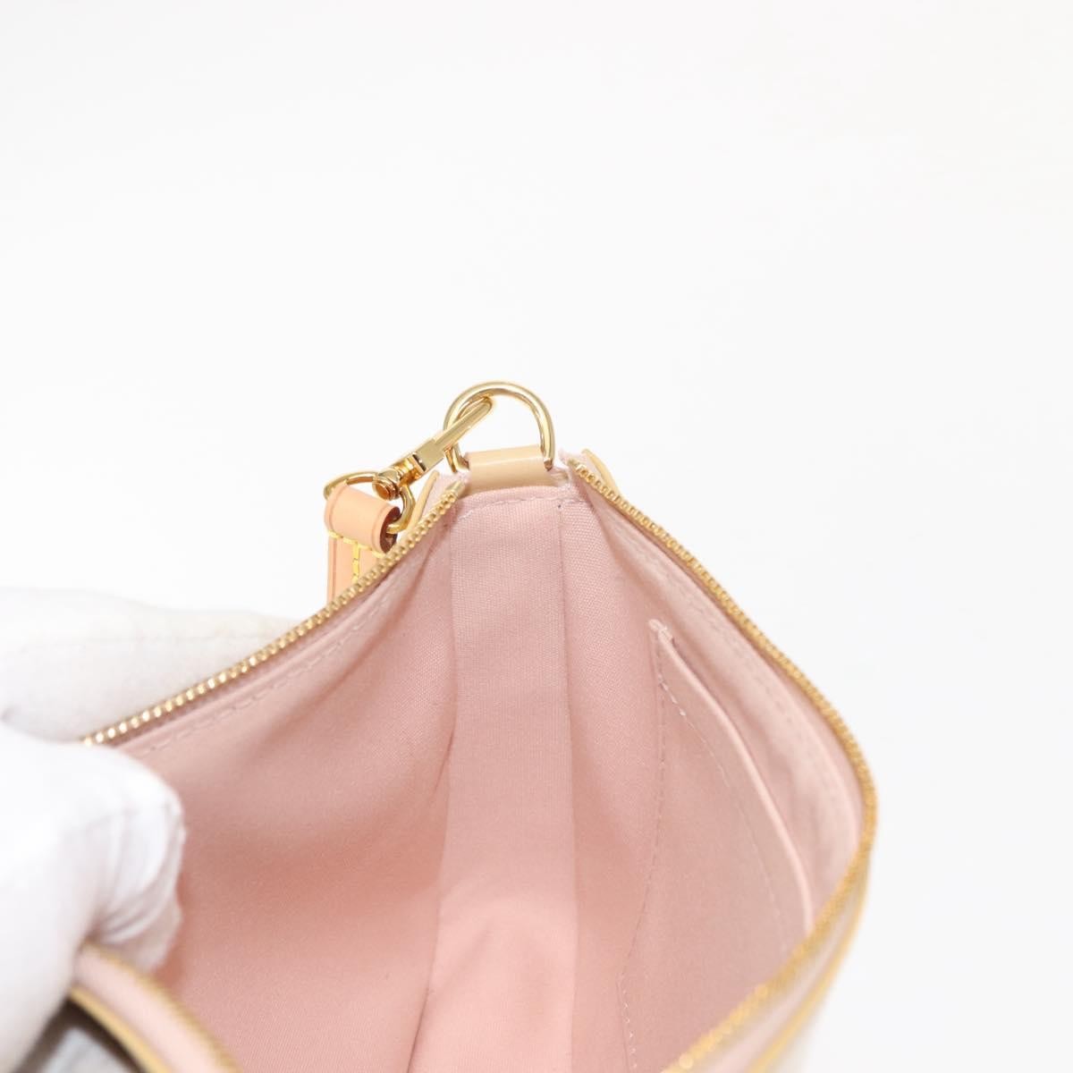 Louis Vuitton LOUIS VUITTON Vernis Pochette Accessoires Rose Angelique M90072 LV Authentic ep11176 Bag