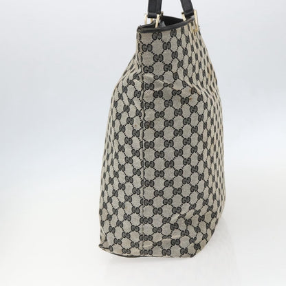 Gucci GUCCI GG Canvas Tote Bag Navy Gold 002 1097 3444 Authentic 158526