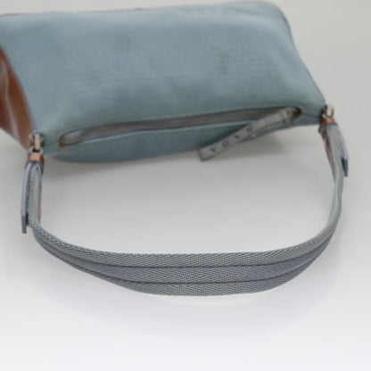 Prada PRADA Sports Shoulder Bag Canvas Blue Authentic bs21360