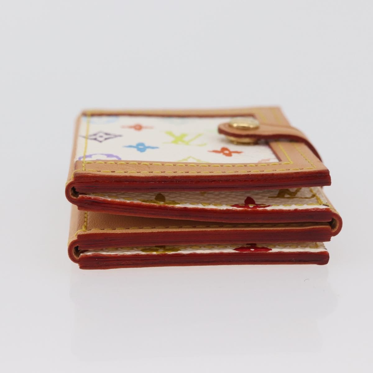 Louis Vuitton LOUIS VUITTON Multicolor Porto Photo 4 Vole Photo Case White M58005 Authentic BAZ610V Bag