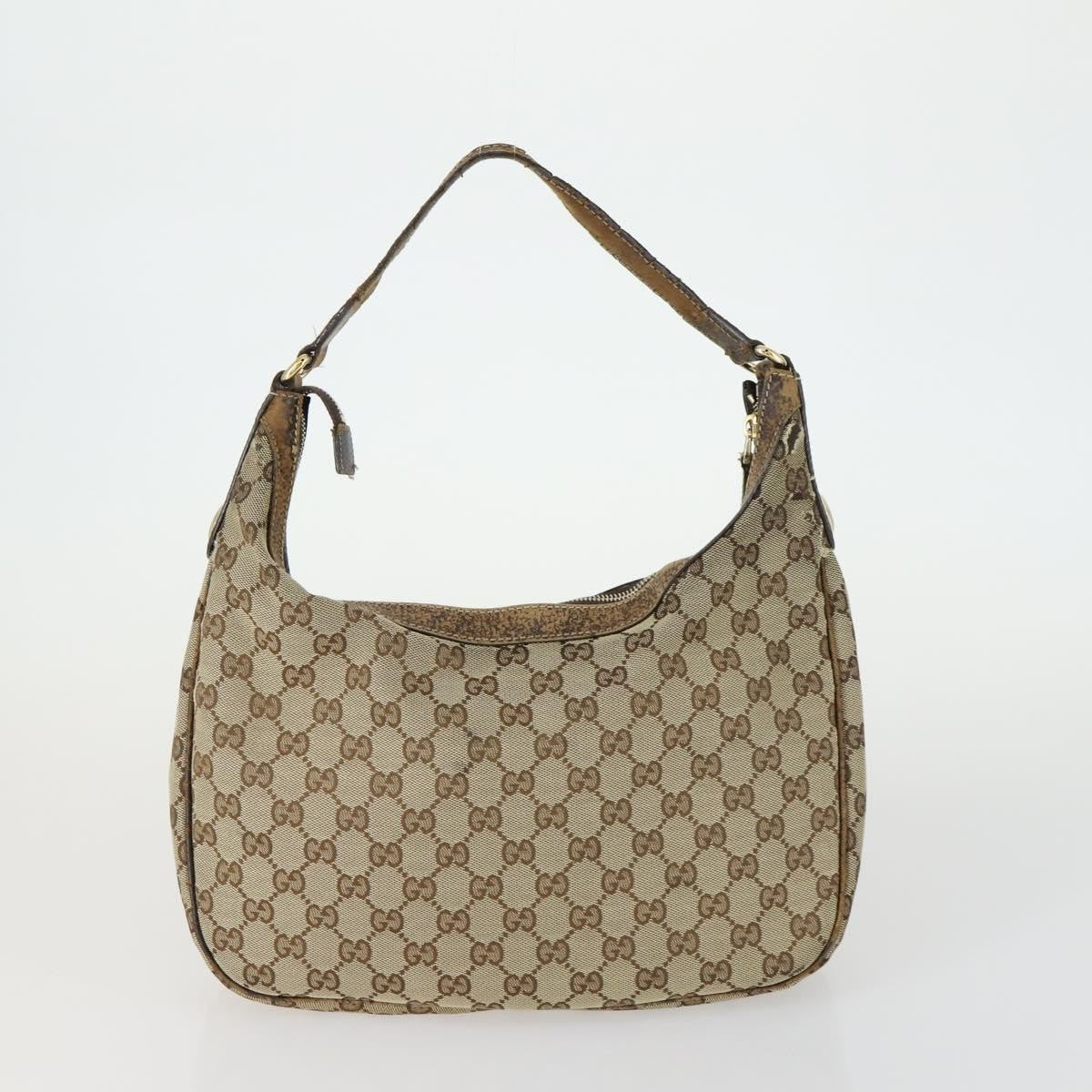 Gucci GUCCI GG Canvas Shoulder Bag 2 Set Beige Authentic bs31982