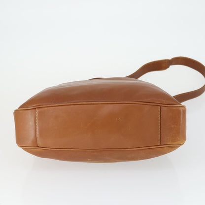 Gucci GUCCI Bamboo Hand Bag Leather 2way Brown Gold 001 1577 2615 Authentic 166632