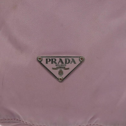 Prada PRADA Pouch Nylon Pink Silver Authentic 129576 Bag