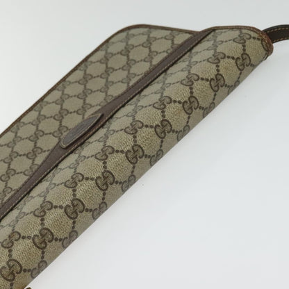 Gucci GUCCI GG Supreme Shoulder Bag PVC Beige Gold 004 904 0671 Authentic ep10822