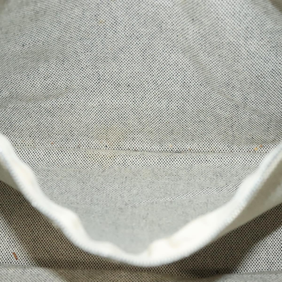 Hermès Hermès HERMES Fourre Tout MM Hand Bag Canvas Gray Silver Authentic 133159