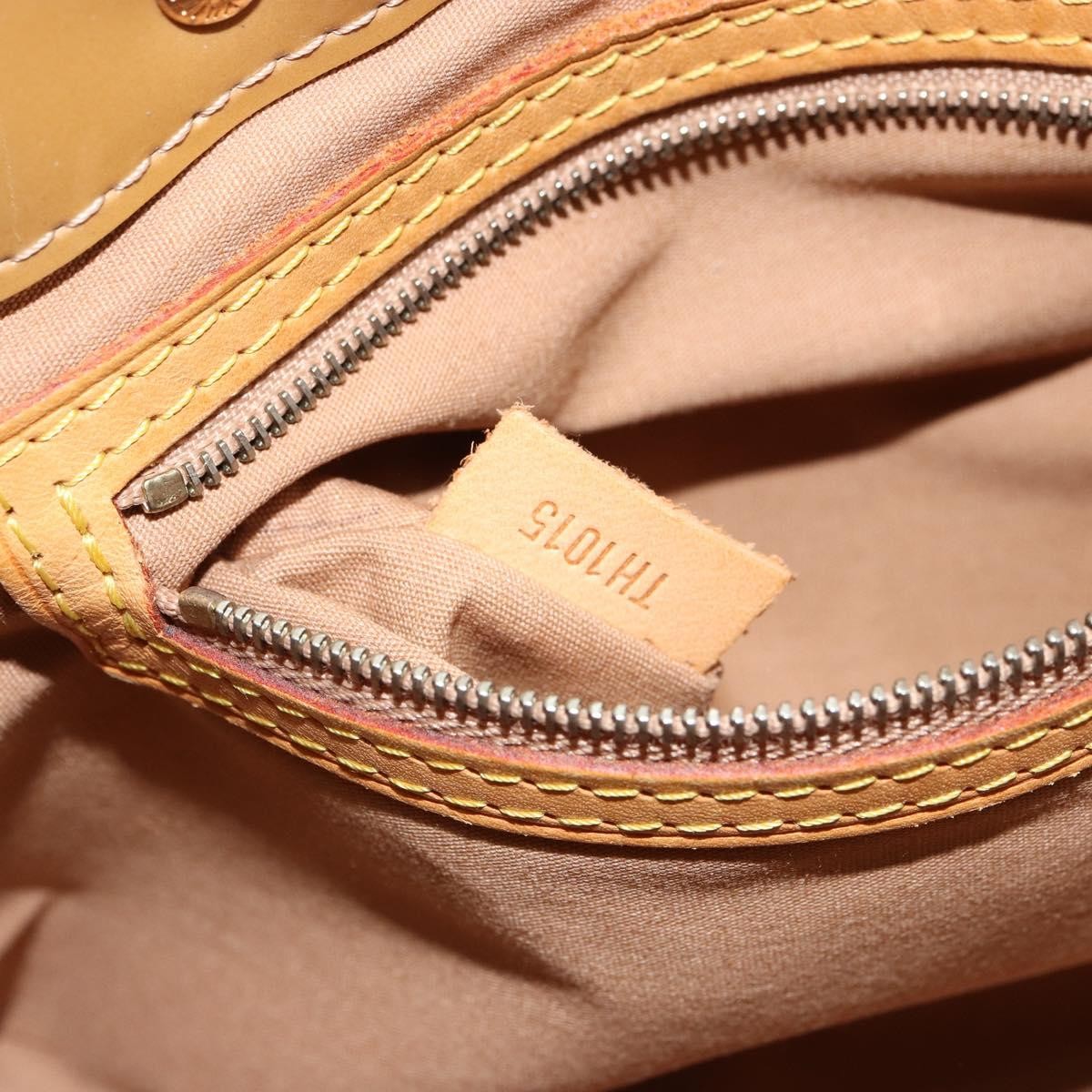 Louis Vuitton LOUIS VUITTON Monogram Vernis Reade PM Hand Bag Noisette M91334 LV Authentic BA12809