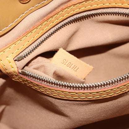 Louis Vuitton LOUIS VUITTON Monogram Vernis Reade PM Hand Bag Noisette M91334 LV Authentic BA12809
