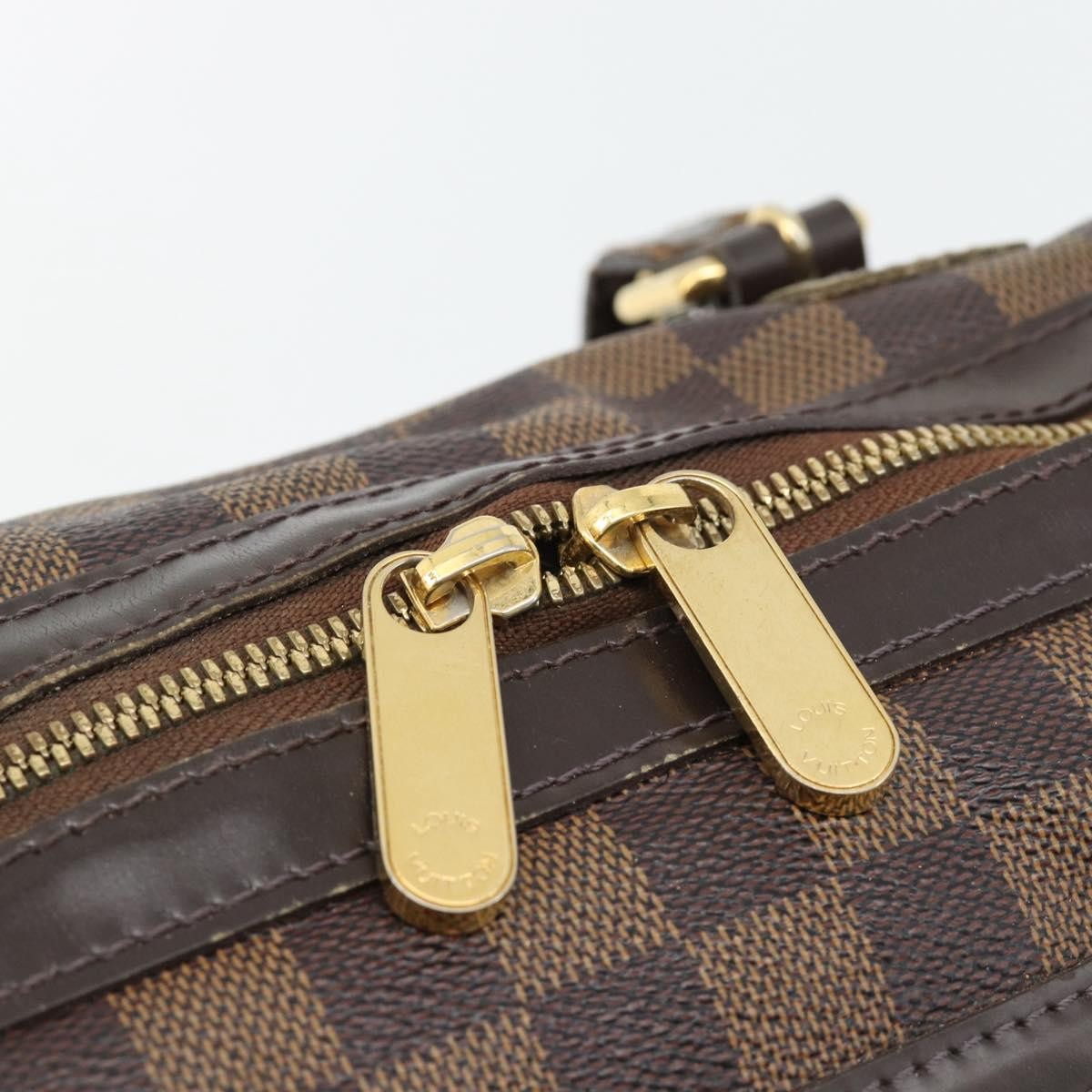 Louis Vuitton LOUIS VUITTON Damier Ebene Berkeley Hand Bag N52000 LV Authentic 180651