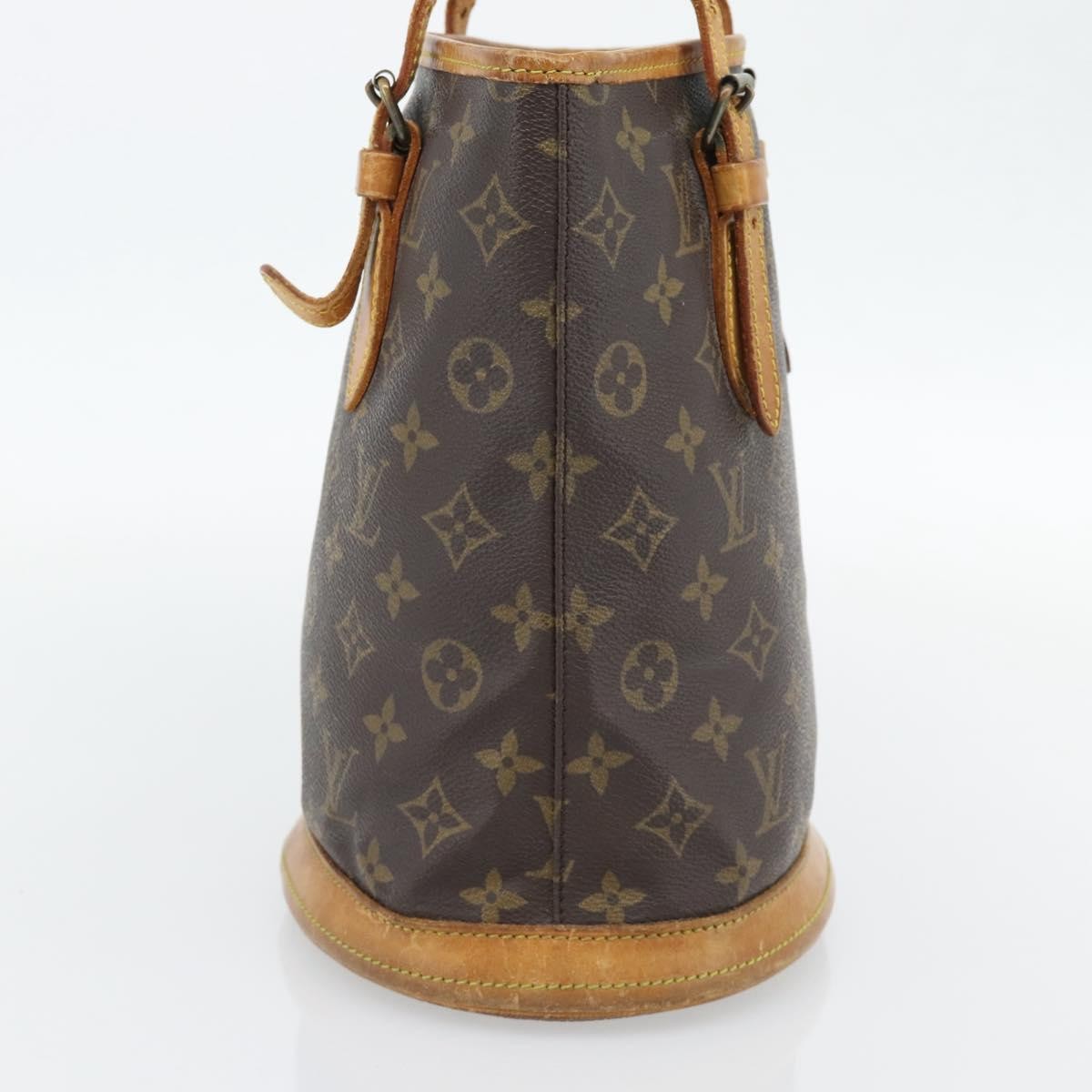 Louis Vuitton LOUIS VUITTON Monogram Bucket PM Shoulder Bag M42238 LV Authentic bs35325