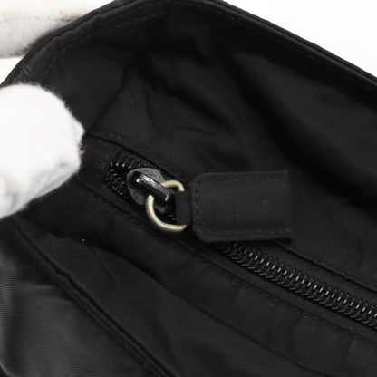 Prada PRADA Chain Shoulder Bag Nylon Black Authentic 170424
