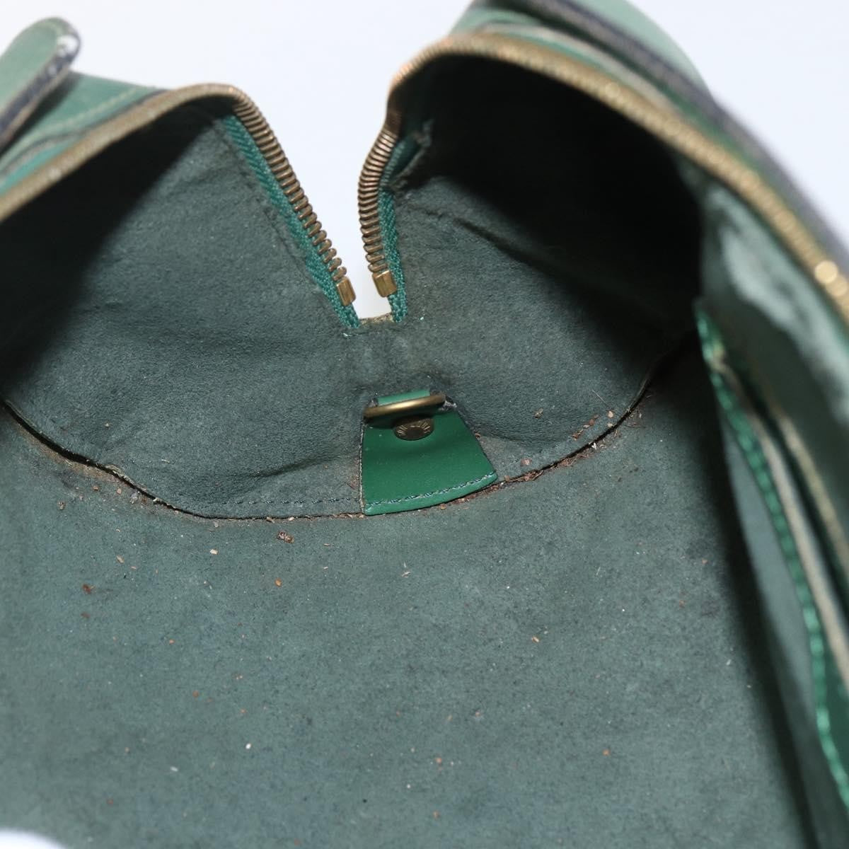 Louis Vuitton LOUIS VUITTON Epi Soufflot Hand Bag Green M52224 LV Authentic 170774