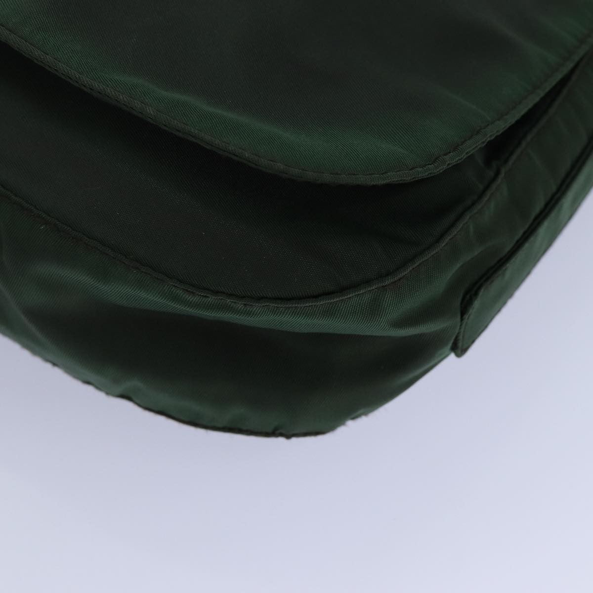 Prada PRADA Chain Shoulder Bag Nylon Green Authentic 82275