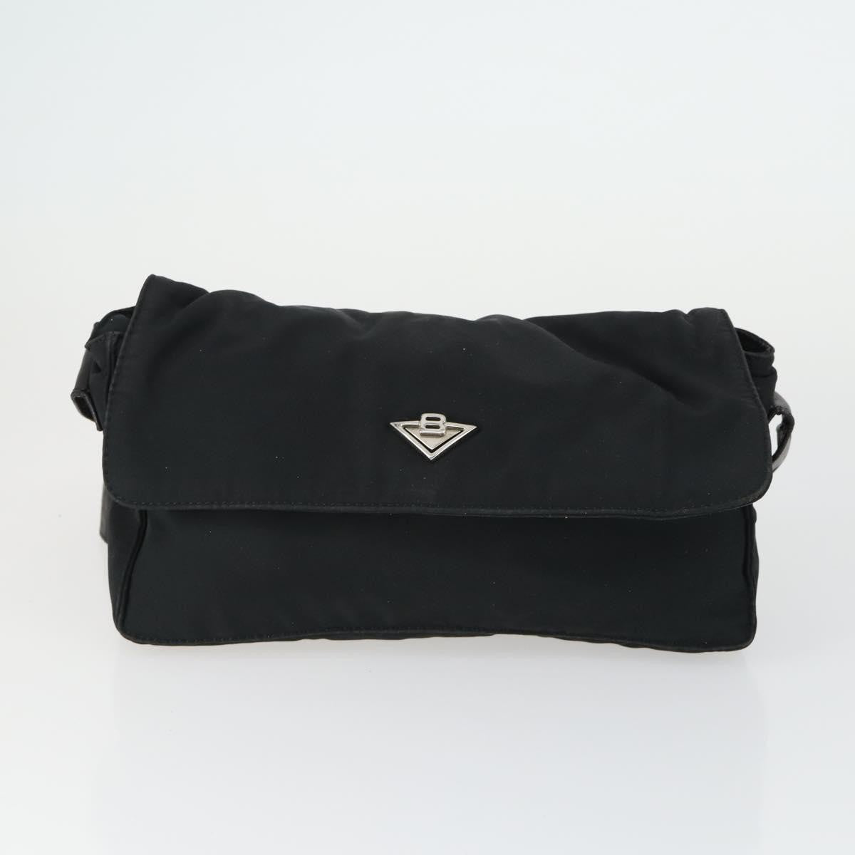 BOTTEGAVENETA BOTTEGAVENETA BOTTEGA VENETA Hand Bag Nylon 2 Set Black Brown Authentic bs32350