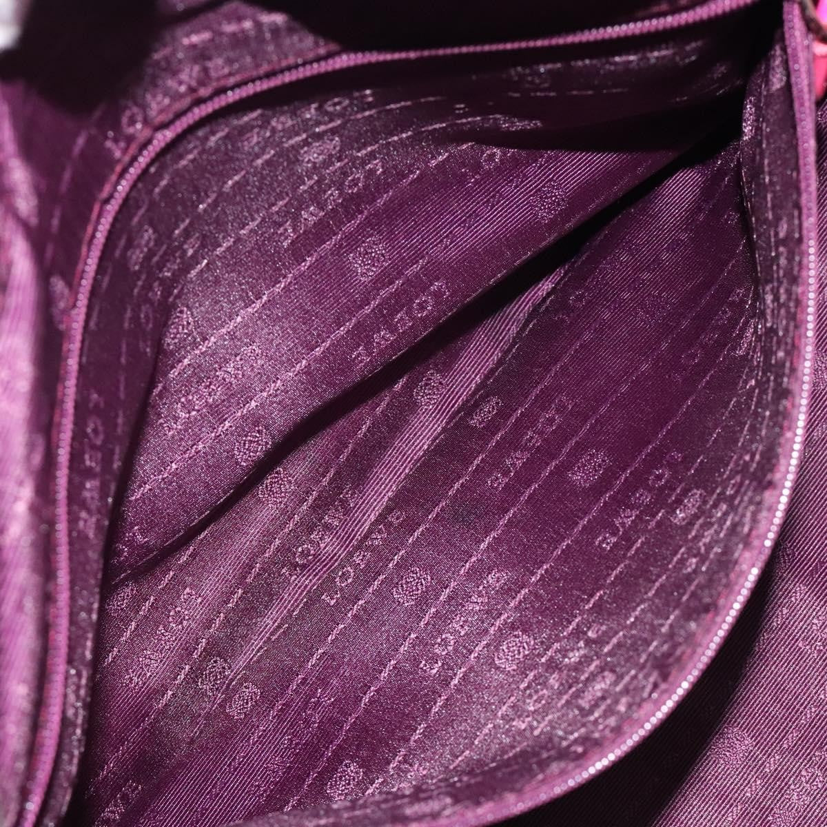 Loewe LOEWE Anagram Hand Bag Leather Pink Gold Authentic yk17930