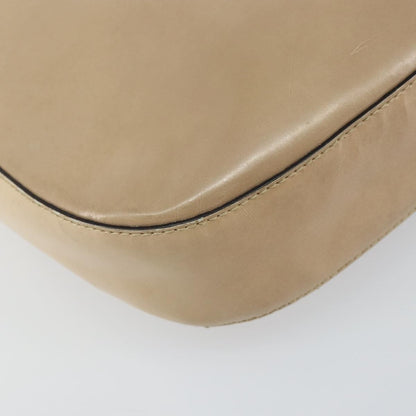 Prada PRADA Shoulder Bag Patent leather Beige Authentic ti3531