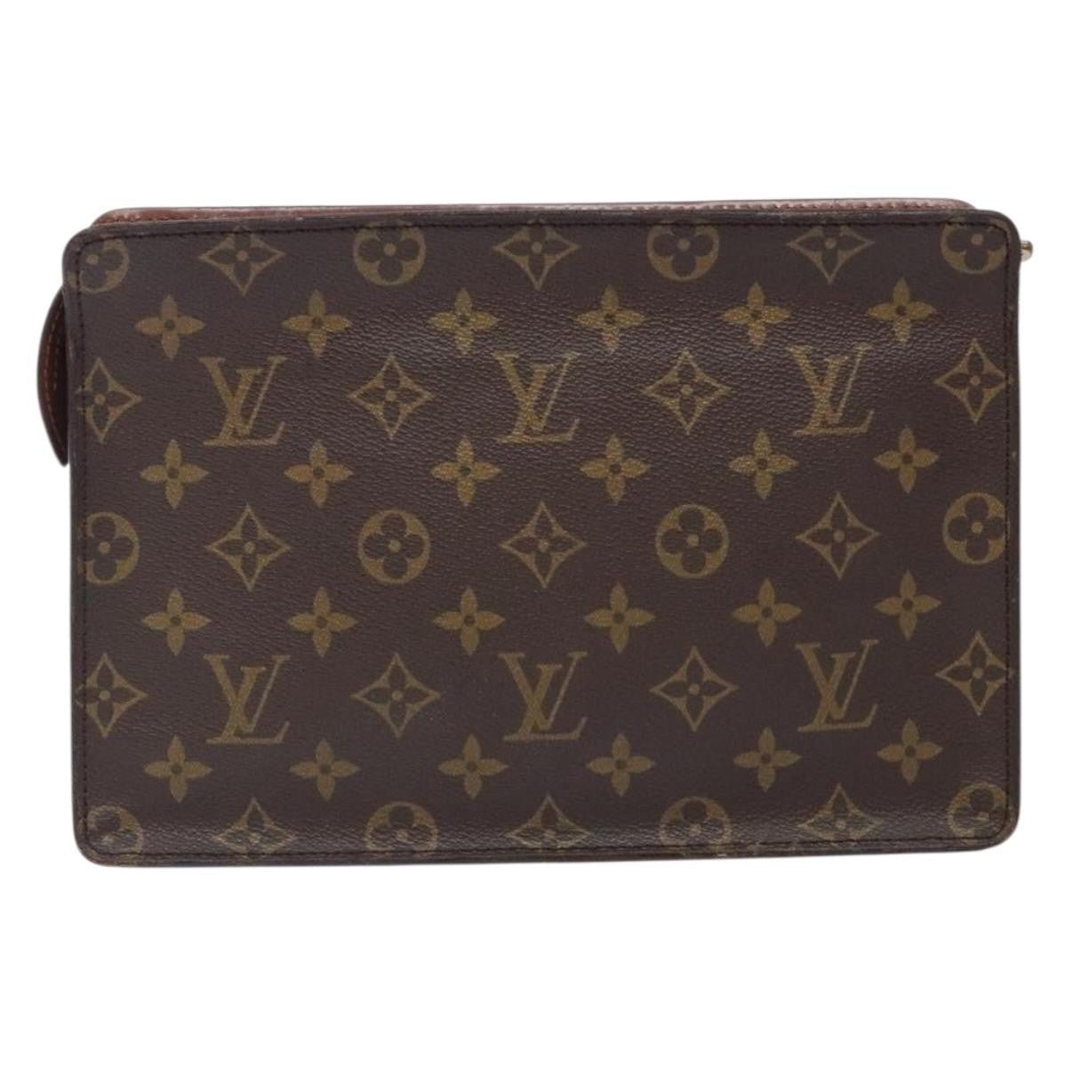 Louis Vuitton LOUIS VUITTON Monogram Pochette Homme Clutch Bag M51795 LV Authentic 133107