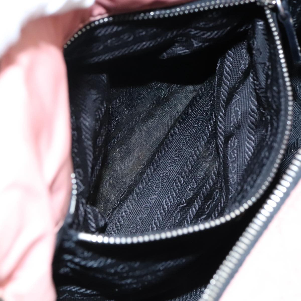 Prada PRADA Shoulder Bag Nylon Pink Authentic 107515