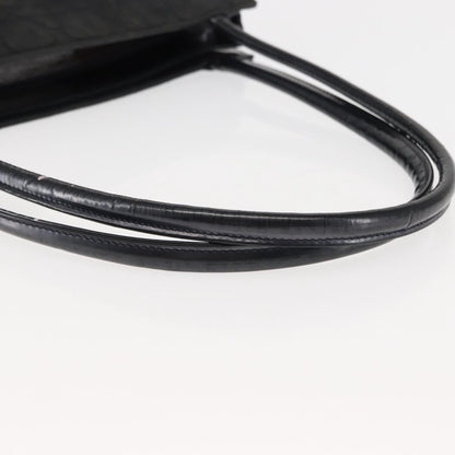 Dior Christian Dior Canage Shoulder Bag Nylon Black Silver Authentic 144646