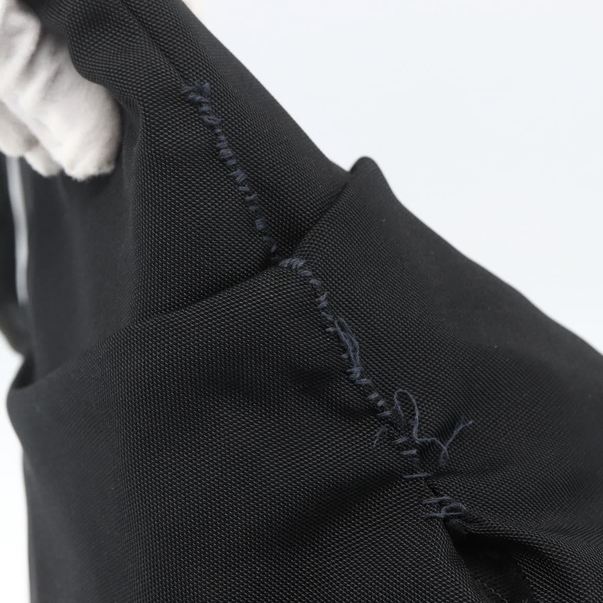 Gucci GUCCI Tote Bag Nylon Black Silver 002 2123 0455 Authentic gh1622