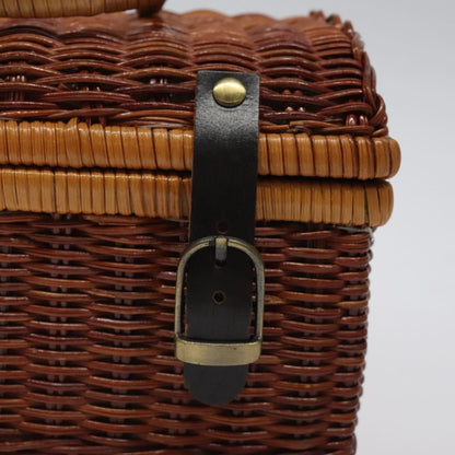 Givenchy GIVENCHY Hand Bag Raffia Brown Authentic BD1504