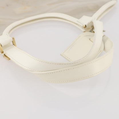 Louis Vuitton LOUIS VUITTON Epi Plage Via Bag Vinyl Leather Clear White M92153 LV Authentic bs33391