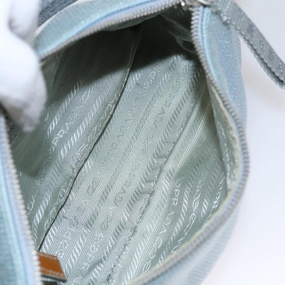 Prada PRADA Sports Shoulder Bag Canvas Blue Authentic bs21360