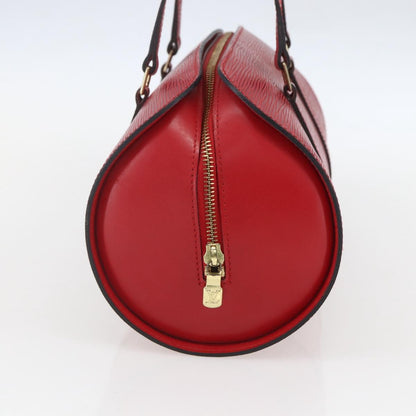 Louis Vuitton LOUIS VUITTON Epi Soufflot Hand Bag Red M52227 LV Authentic mr1713V