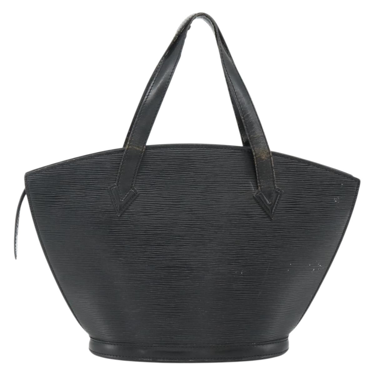Louis Vuitton LOUIS VUITTON Epi Saint Jacques Hand Bag Black M52272 LV Authentic 175051