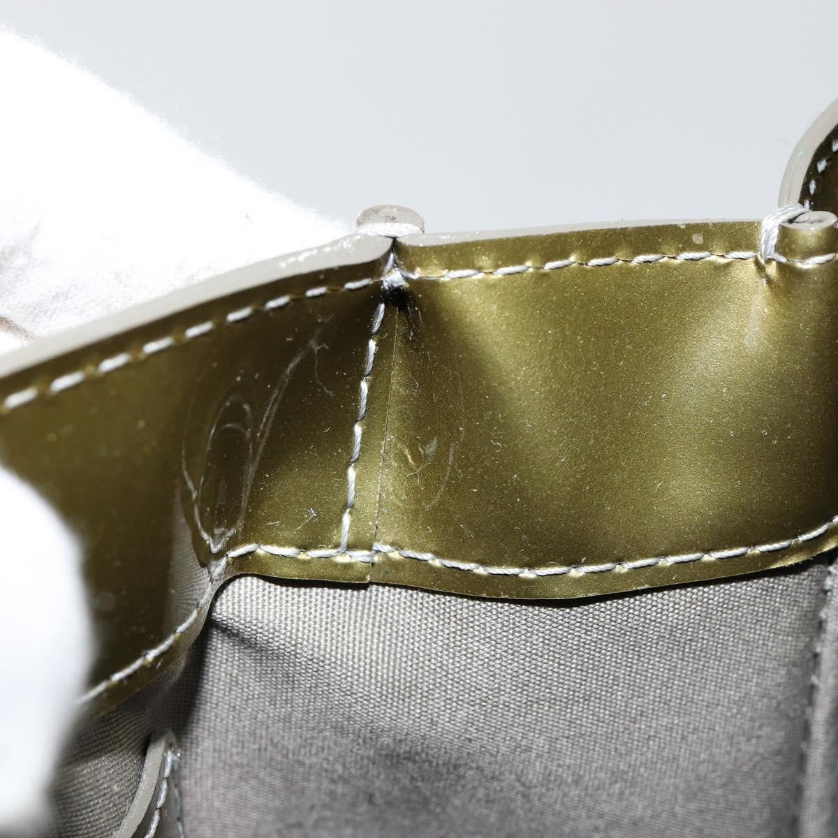 Louis Vuitton LOUIS VUITTON Monogram Vernis Wilshire PM Bag Gris Art Deco M91627 Authentic 146474