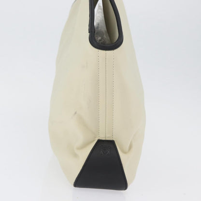 Loewe LOEWE Hand Bag Canvas Leather Beige Gold Authentic 174611