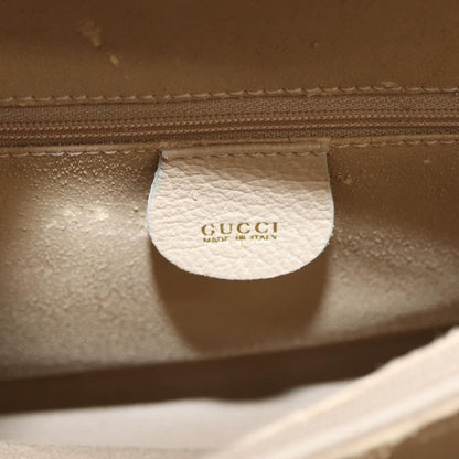 Gucci GUCCI Bamboo Hand Bag Suede Light Beige Gold 002 2853 0260 0 Authentic am9506
