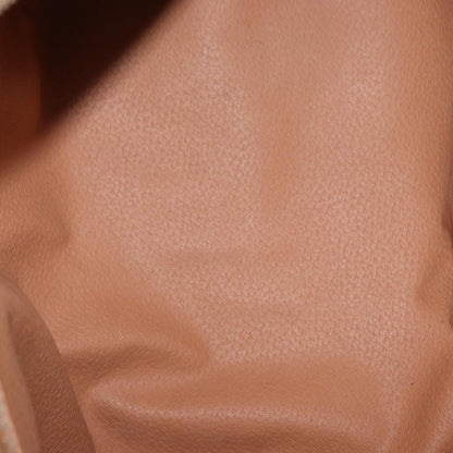 Celine CELINE Macadam Canvas Boston Bag PVC Brown Gold Authentic 152724
