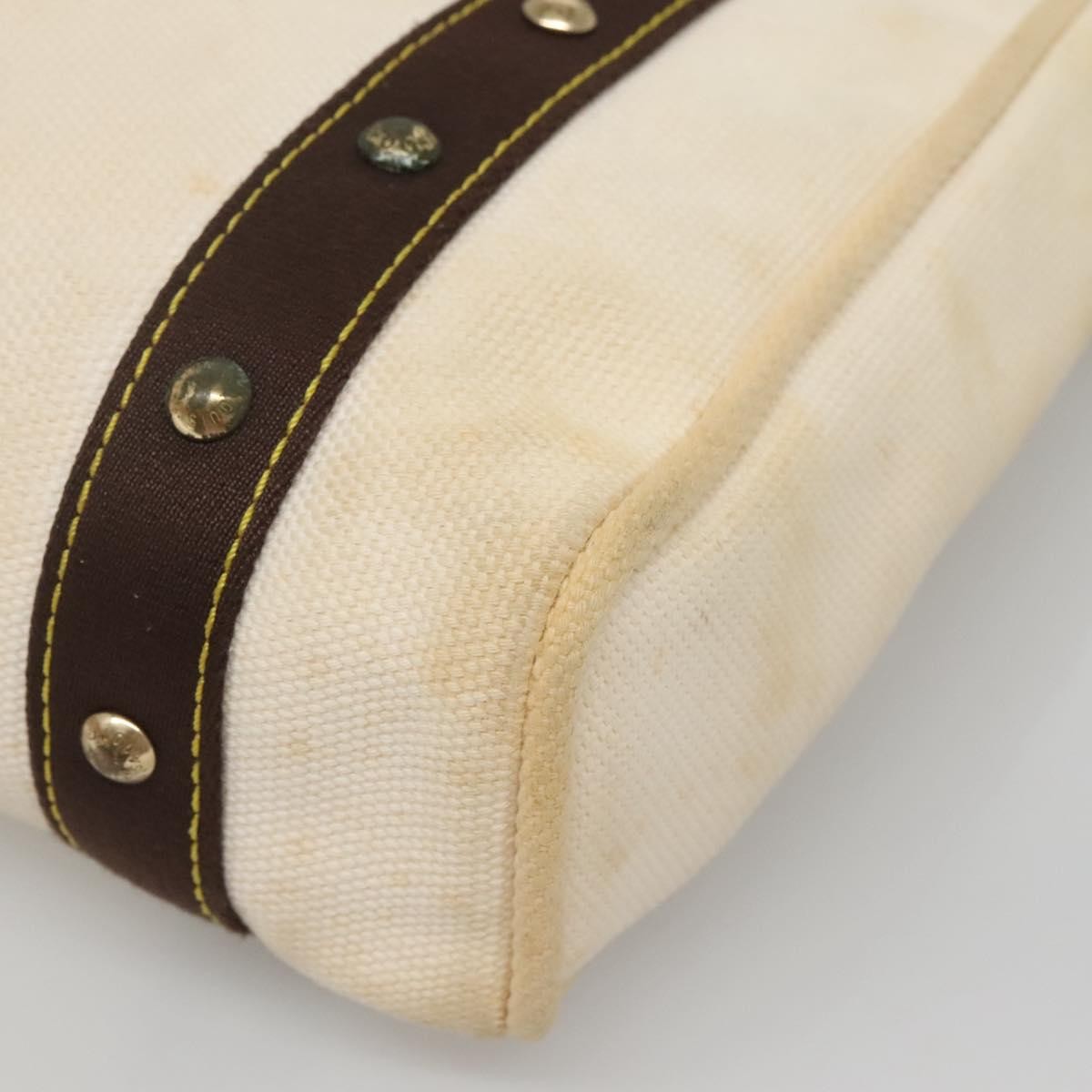 Louis Vuitton LOUIS VUITTON Cabas MM Antigua Tote Bag Brown Beige M40036 LV Authentic bs29237