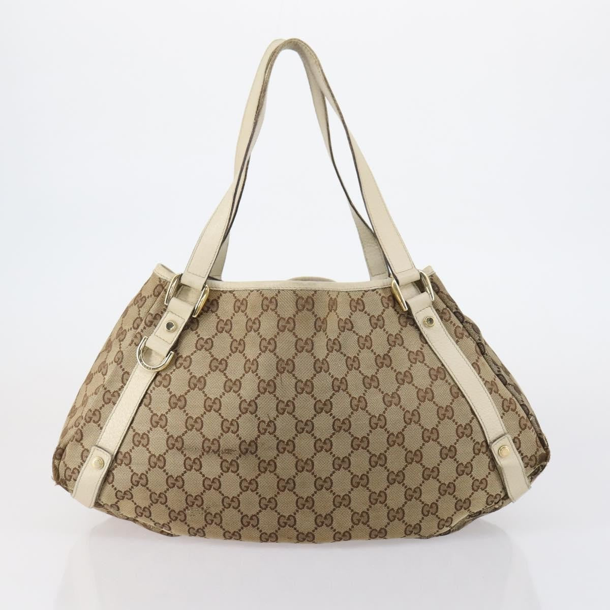 Gucci GUCCI GG Canvas Shoulder Bag 2 Set Red Gold Authentic 146898