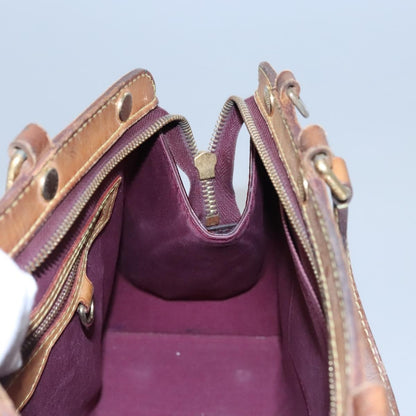 Louis Vuitton LOUIS VUITTON Vernis Blair MM Hand Bag 2way Rouge Favist M91690 LV Authentic EC506