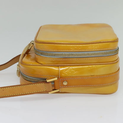 Louis Vuitton LOUIS VUITTON Monogram Vernis Wooster Shoulder Bag Gris M91036 LV Authentic 125716