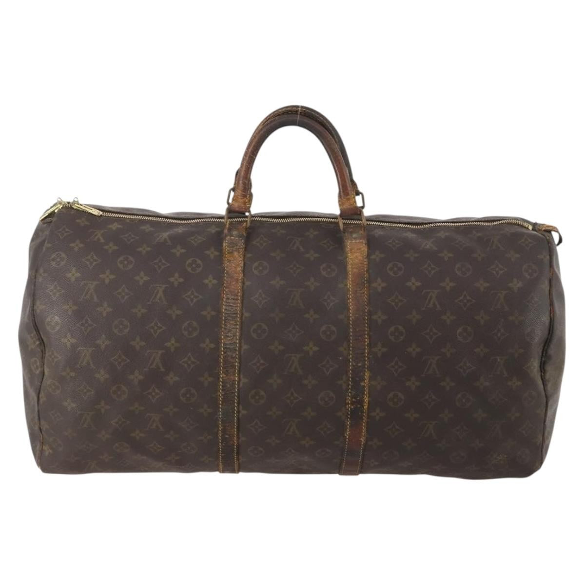 Louis Vuitton LOUIS VUITTON Monogram Keepall 60 Boston Bag M41422 LV Authentic 177829