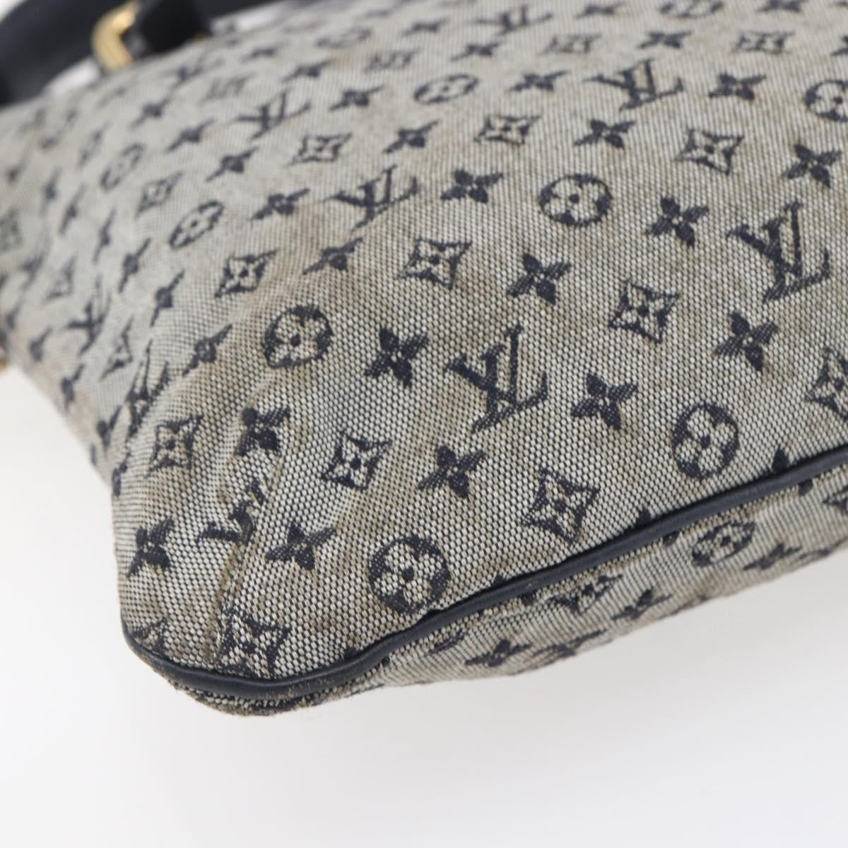 Louis Vuitton LOUIS VUITTON Monogram Mini Fran?oise Tote Bag 2way Blue M92208 LV Authentic 151081